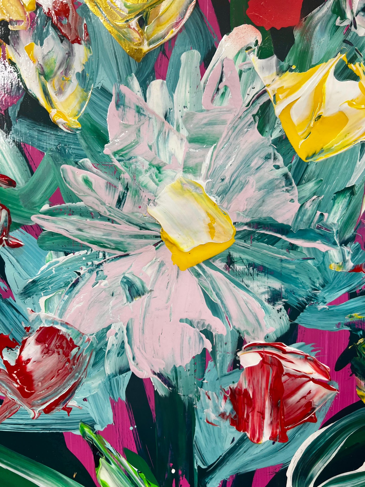 Giving Hands / Fuchsia / Archival Paper Bouquet / Sunday Collection / January 2026