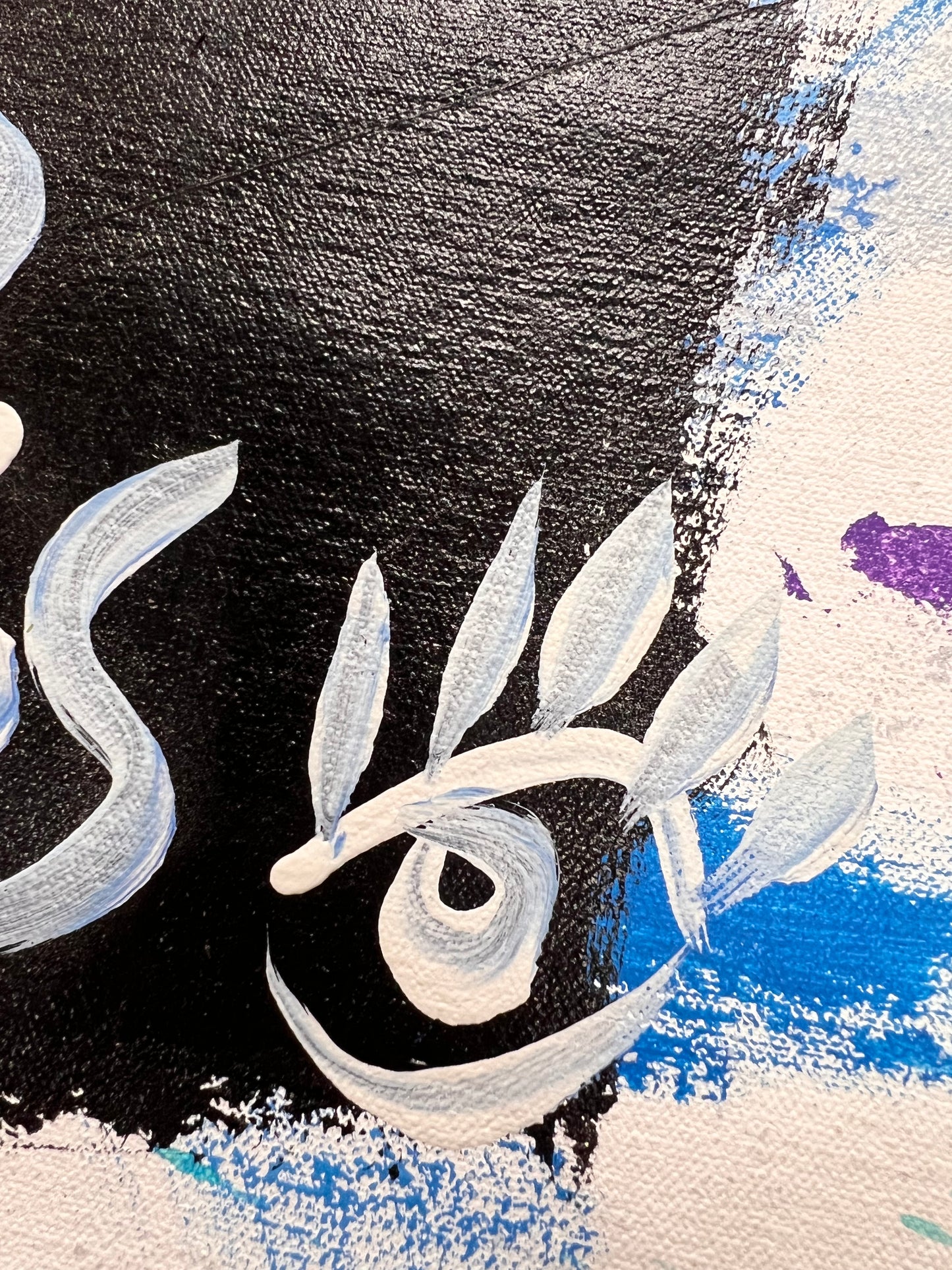 Prepare For Good Things / Purple , Blue, & Black / Abstract Mantra / June 2026