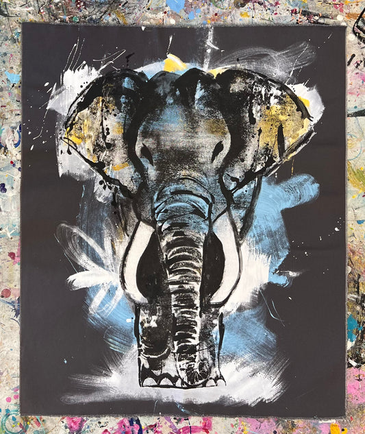 Now and Becoming / Screen Print Elephant / Sunday Collection / September 2025