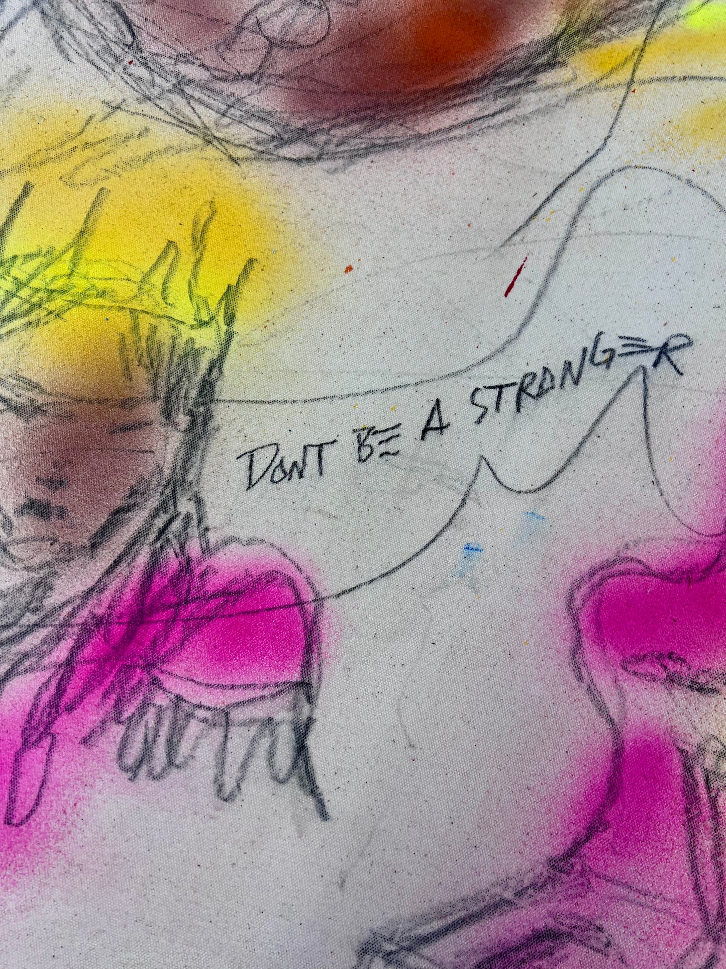 Don’t Be a Stranger / Charcoal Sketch / August 2024