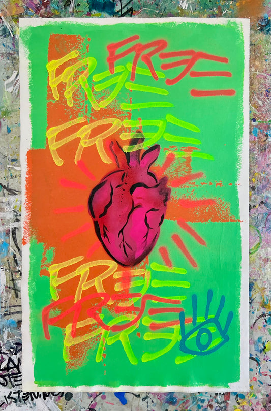 Free / Graffiti Heart / Fall 2024