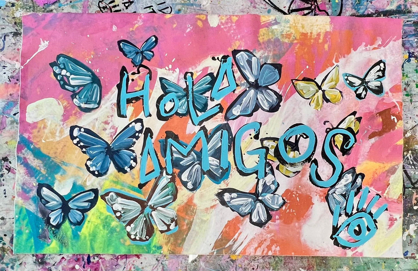 Hola Amigos / Butterfly Abstract / April 2026