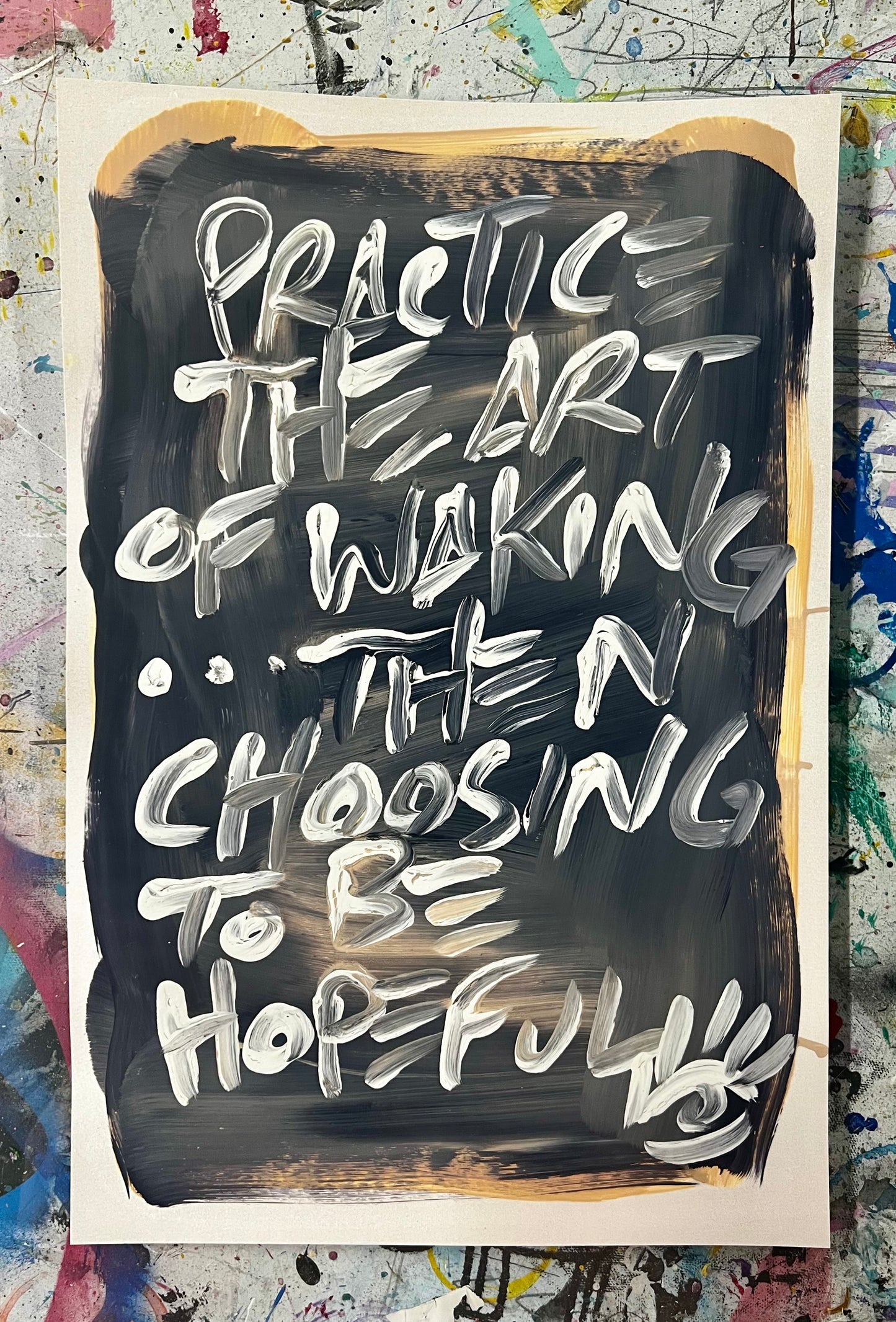 Waking Hopeful / Greys /Archival Paper Mantra / BOGO Originals / January 2026