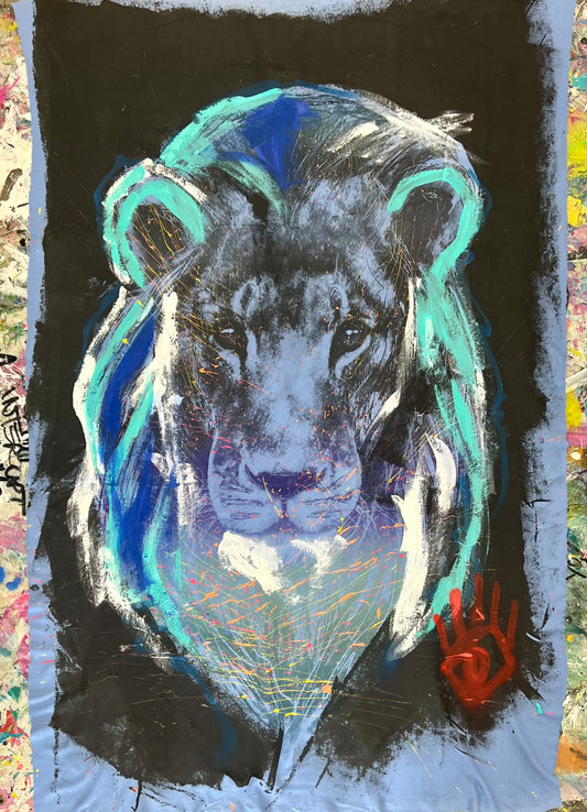 Amazing Things / Winter Lion Tapestry / May 2024