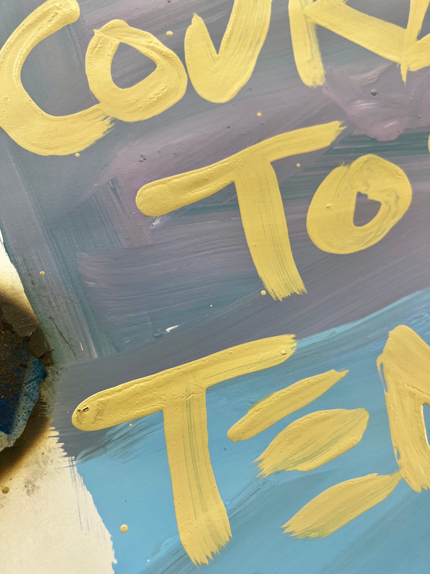 Courage to be Tender / Charred / Archival Paper Mantra / Sunday Collection / January 2026