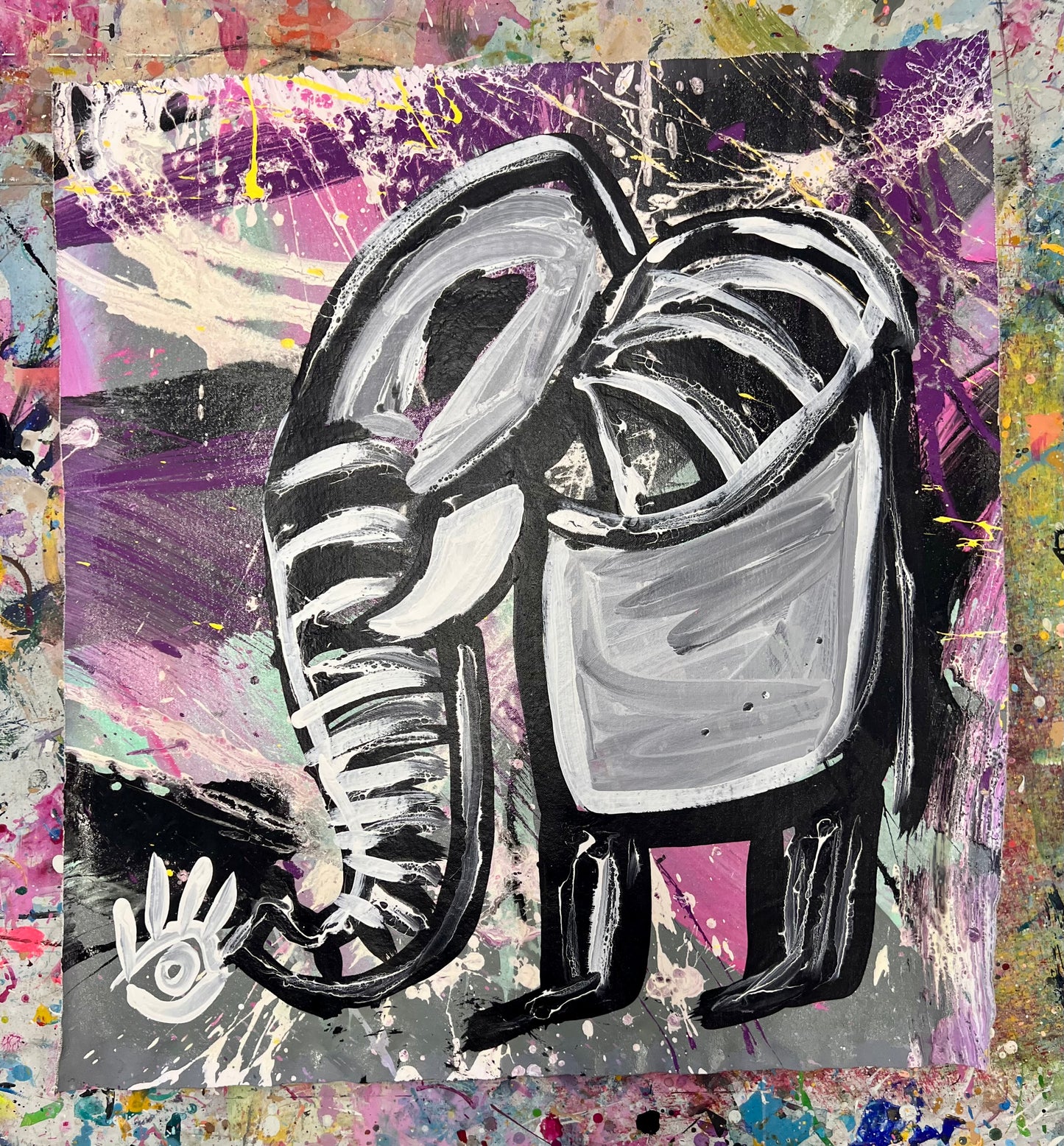 Small Steps Are Play / Abstract Cave Elephant / June 2026