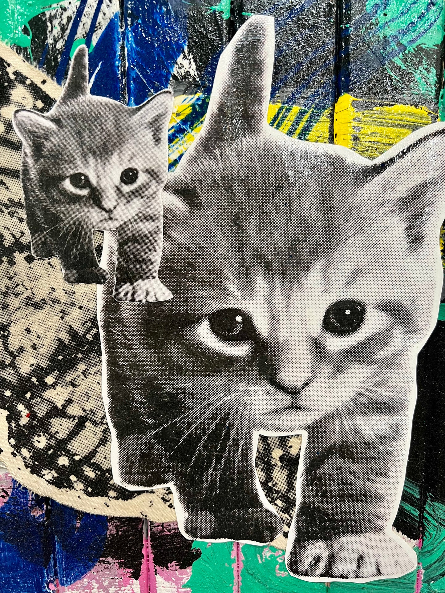 Person Stronger / Wooden Collage / January 2024