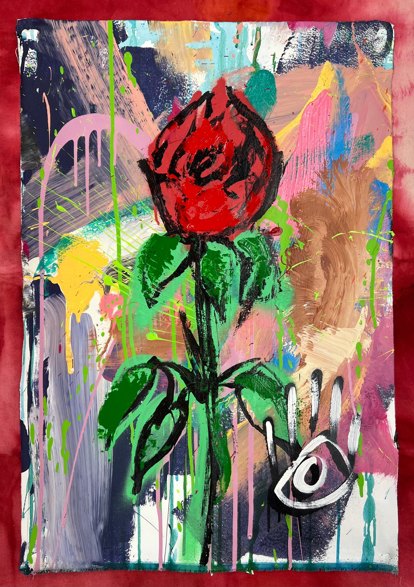Love the Way You Live / Abstract Rose Portrait 4 / February 2024