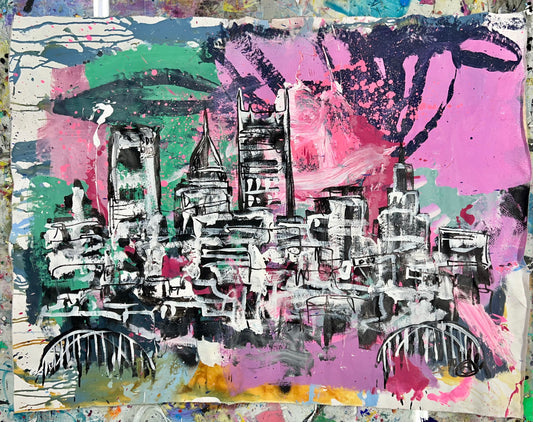 One Day at a Time / Abstract Skyline / February 2024