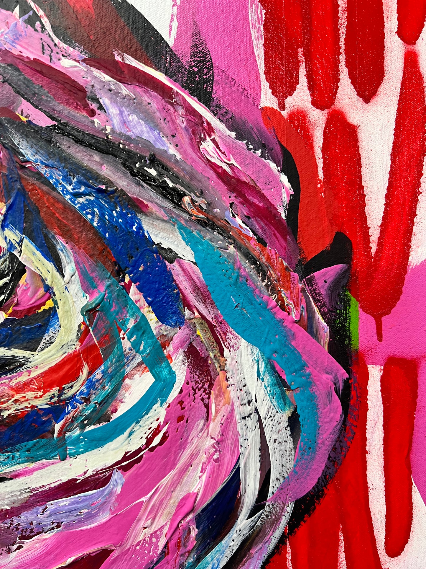 Fall In Love With Being Alive / Abstract Rose / Pink / Featured Originals / May 2026