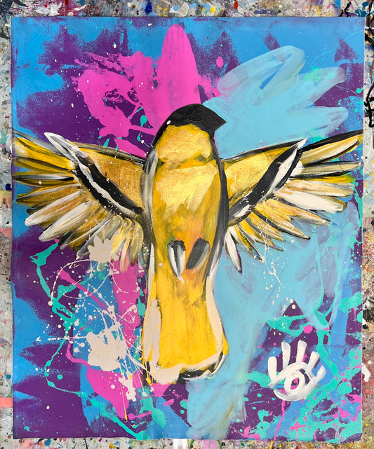 Beautiful and Free / Abstract Goldfinch / August 2026