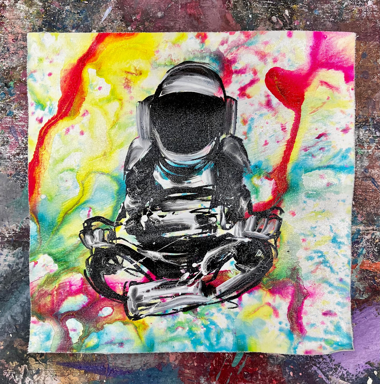 Colorwash Yoganaut Sketch 3 / Wednesday Refresh / January 2026