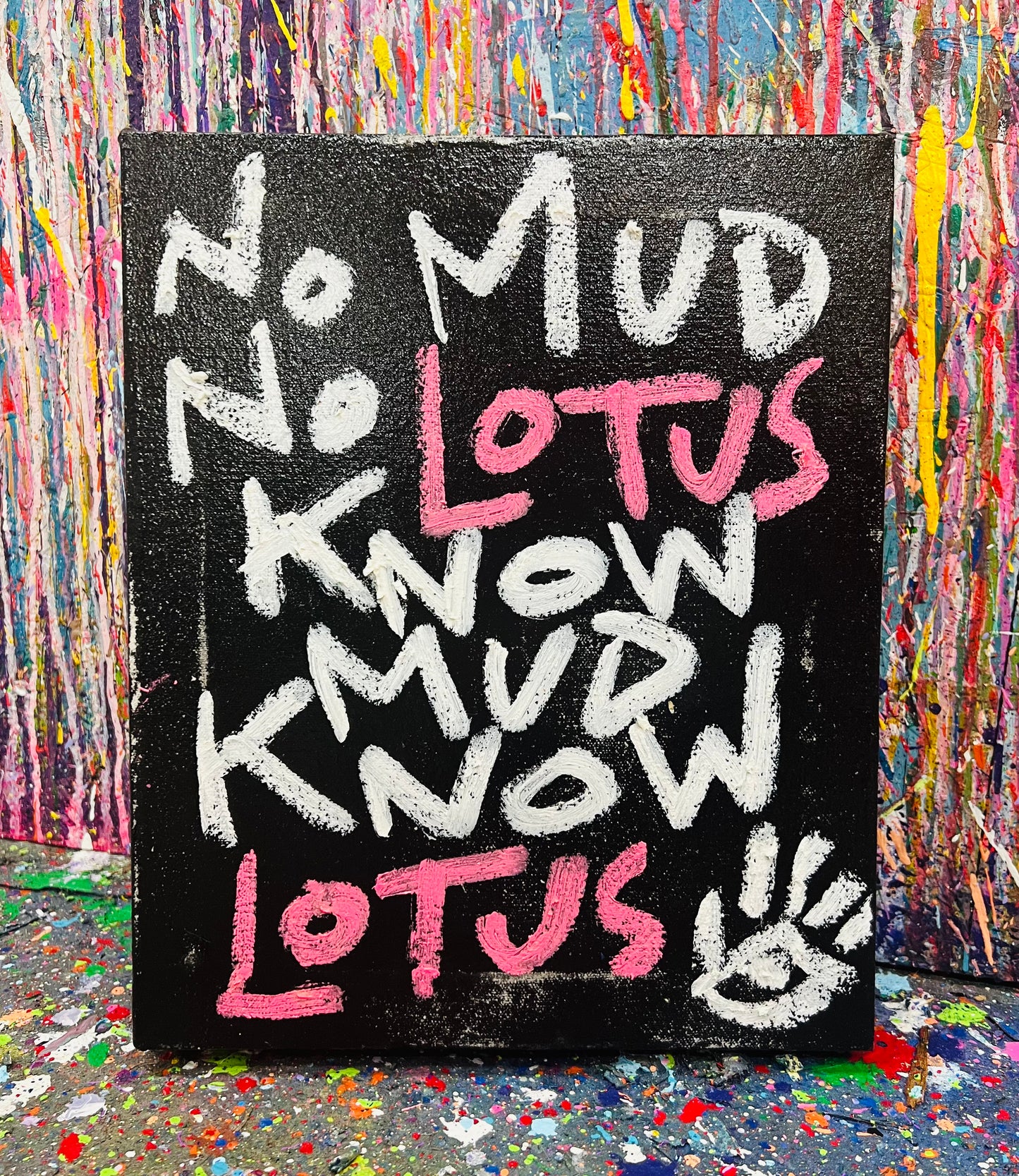 No Mud No Lotus / Black & Pink Mantra / December 2023