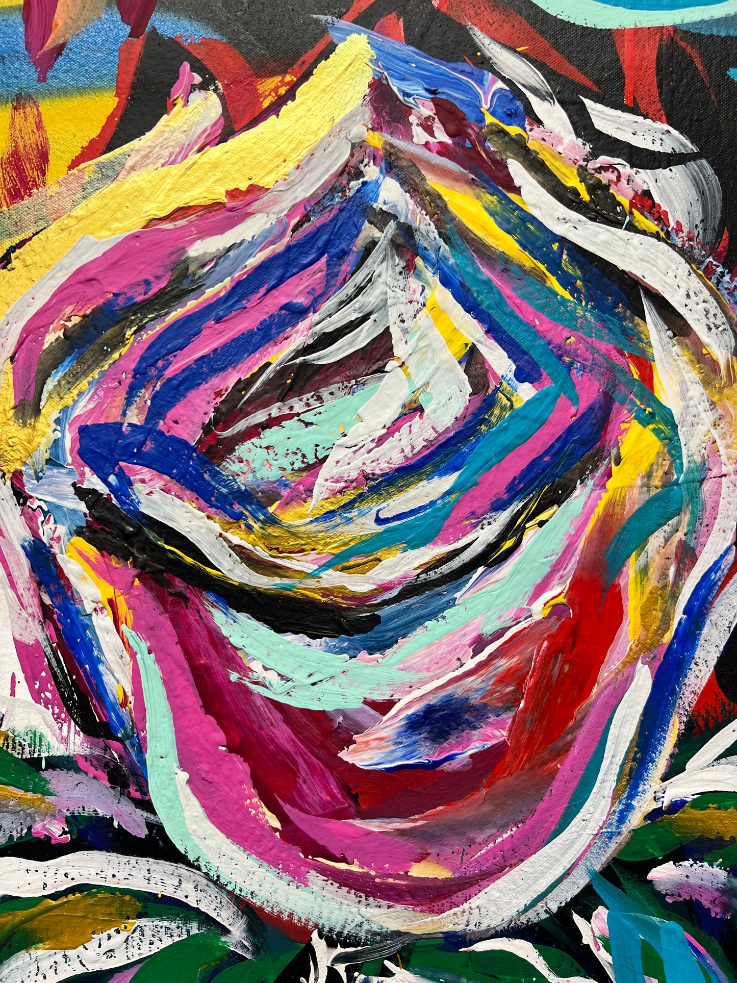 Together In All Things / Abstract Rose / Black / Featured Originals / May 2026