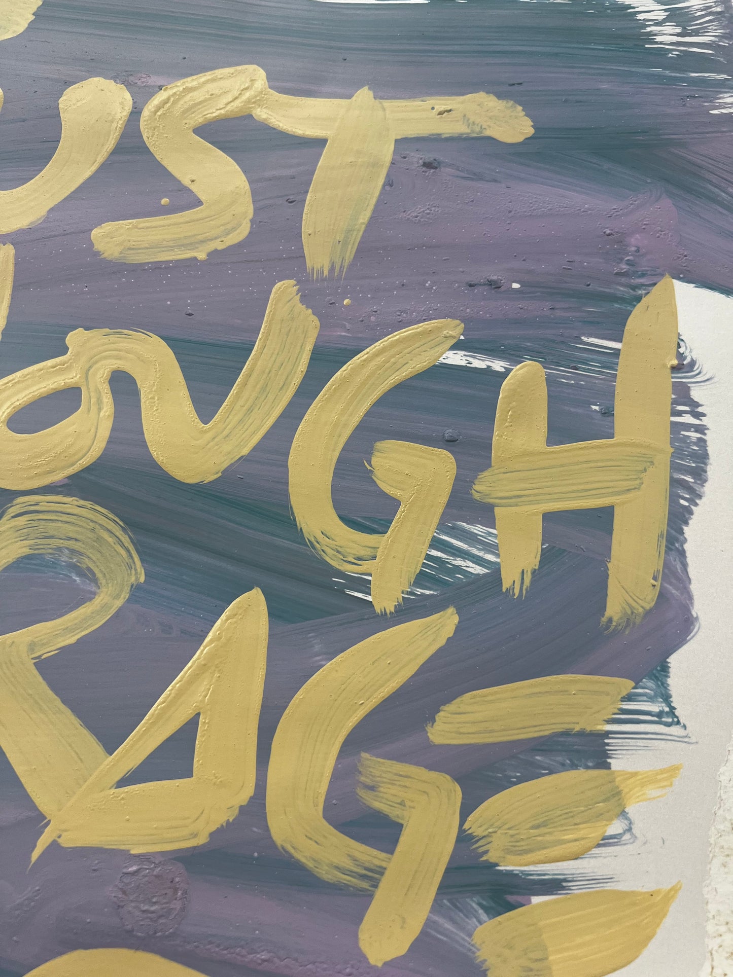 Courage to be Tender / Charred / Archival Paper Mantra / Sunday Collection / January 2026