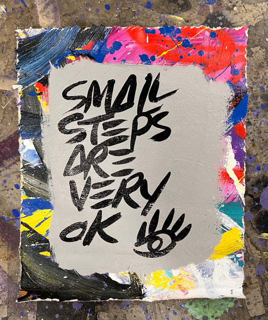 Small Steps / Multicolored & Grey / Abstract Mantra / June 2026
