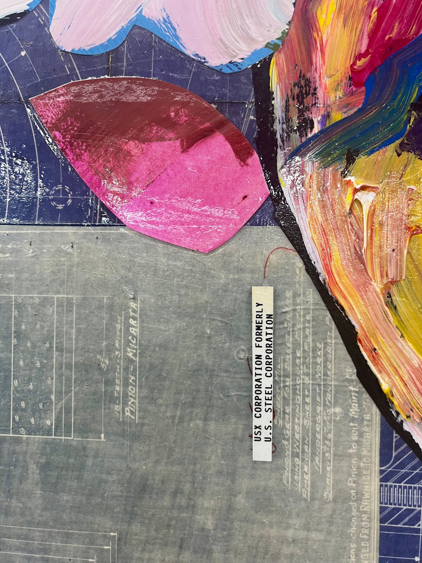 The Yearning Heart / Heart & Blueprint Collage / Sunday Collection / January 2026