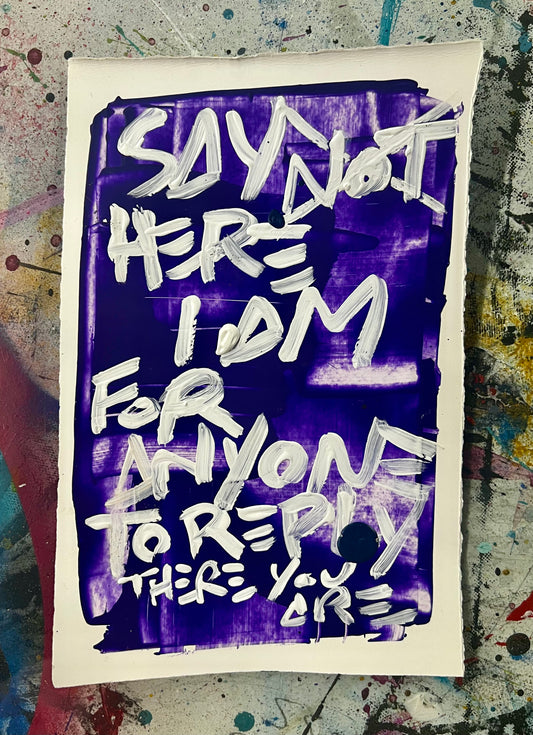 Replay / Purple / Archival Paper Mantra / BOGO Originals / January 2026