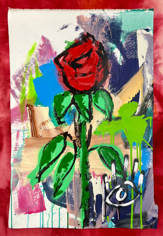 Love the Way You Live / Abstract Rose Portrait 2 / February 2024