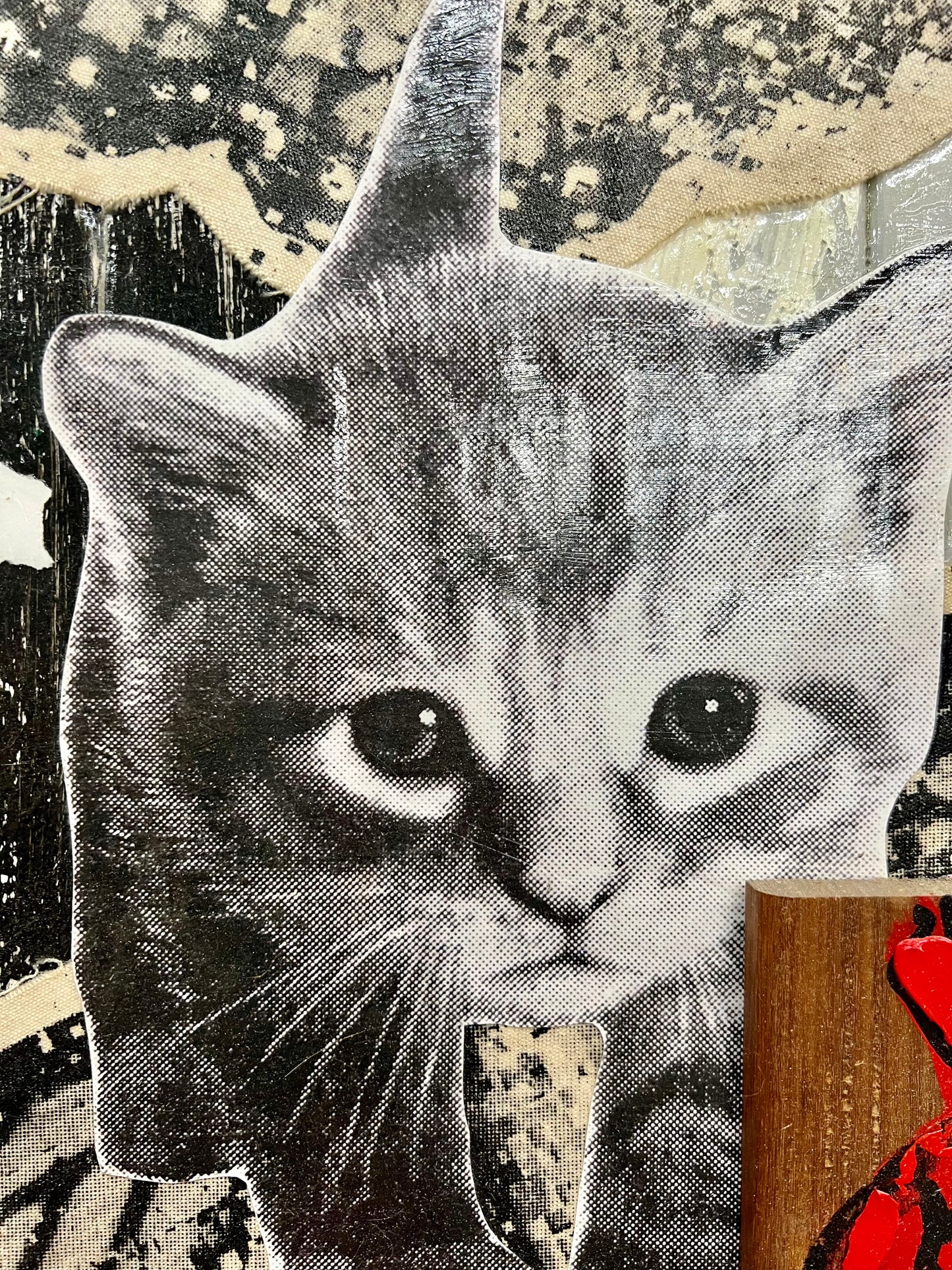 Don’t Chase It Be It / Wooden Collage / January 2024