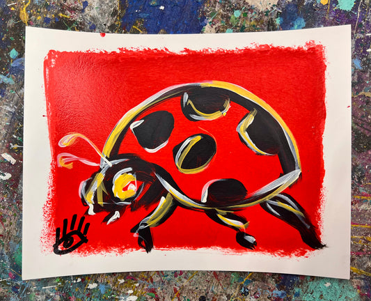 Ladybug Sketch / Archival Paper / Sunday Collection / August 2025