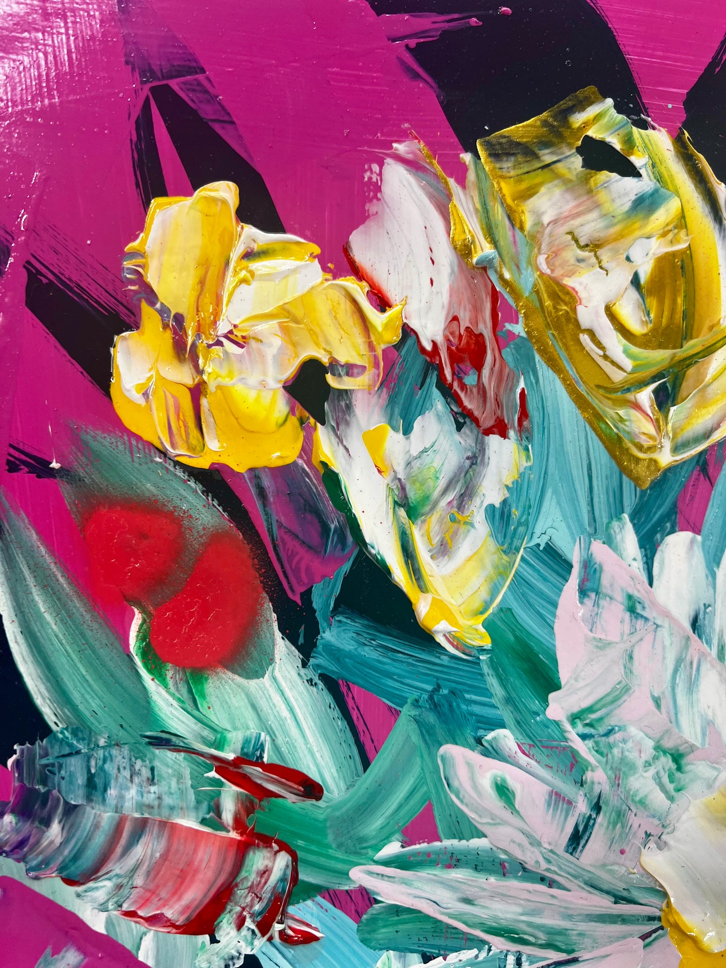 Giving Hands / Fuchsia / Archival Paper Bouquet / Sunday Collection / January 2026