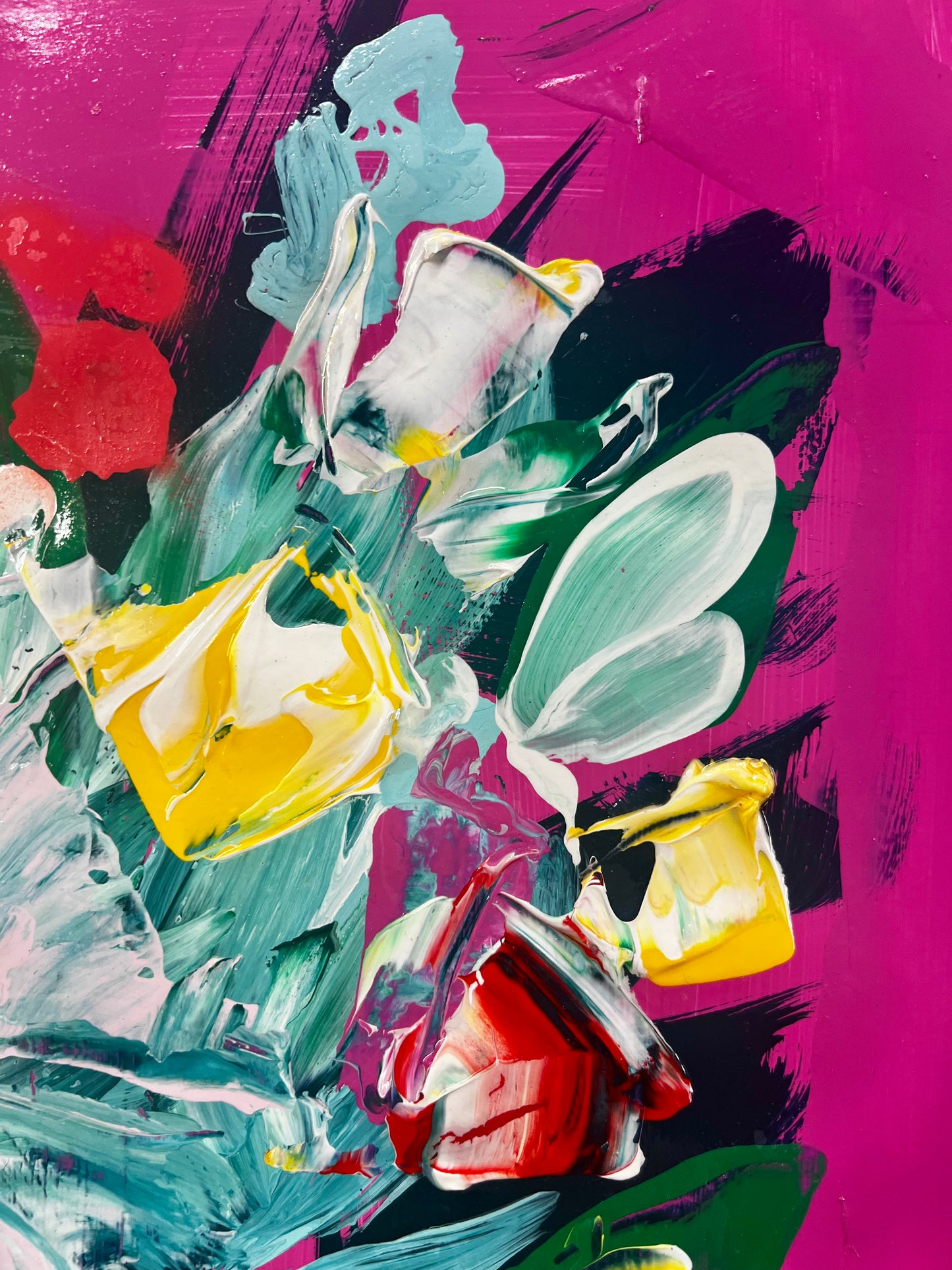 Giving Hands / Fuchsia / Archival Paper Bouquet / Sunday Collection / January 2026