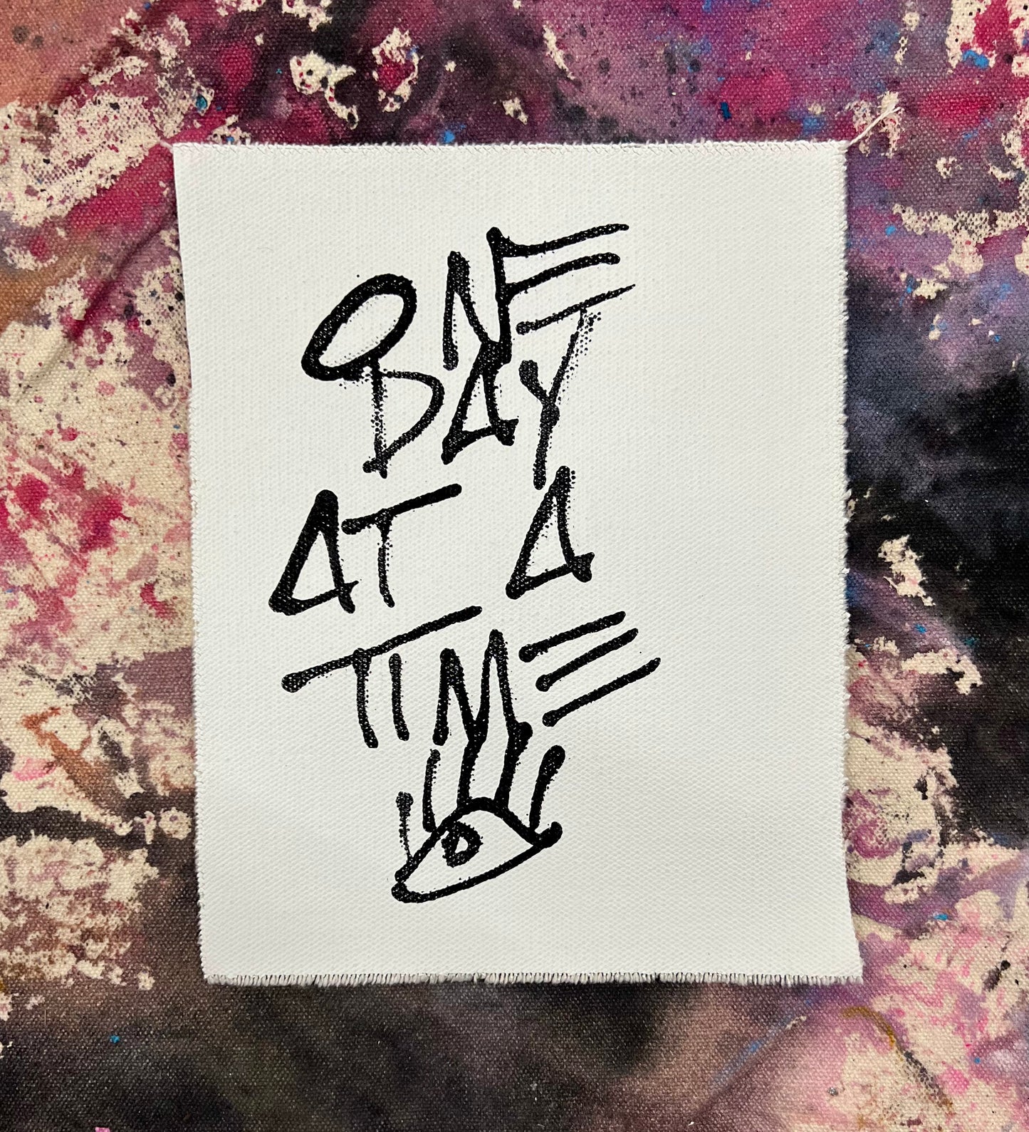 One Day at a Time 2 / Black & white pocket art / January 2024