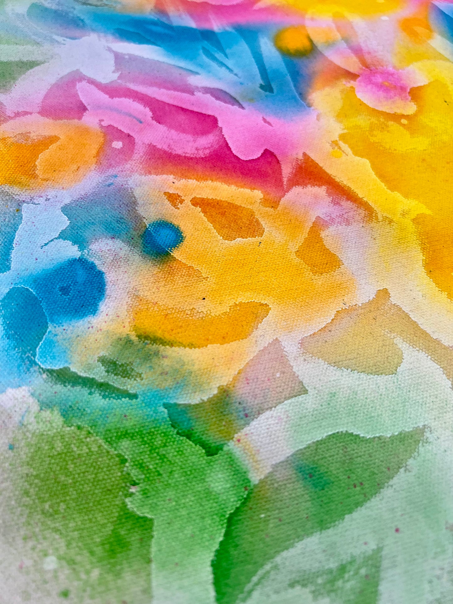 Beautiful and Free / Color Wash Abstract Bouquet / Wednesday Refresh / February 2026