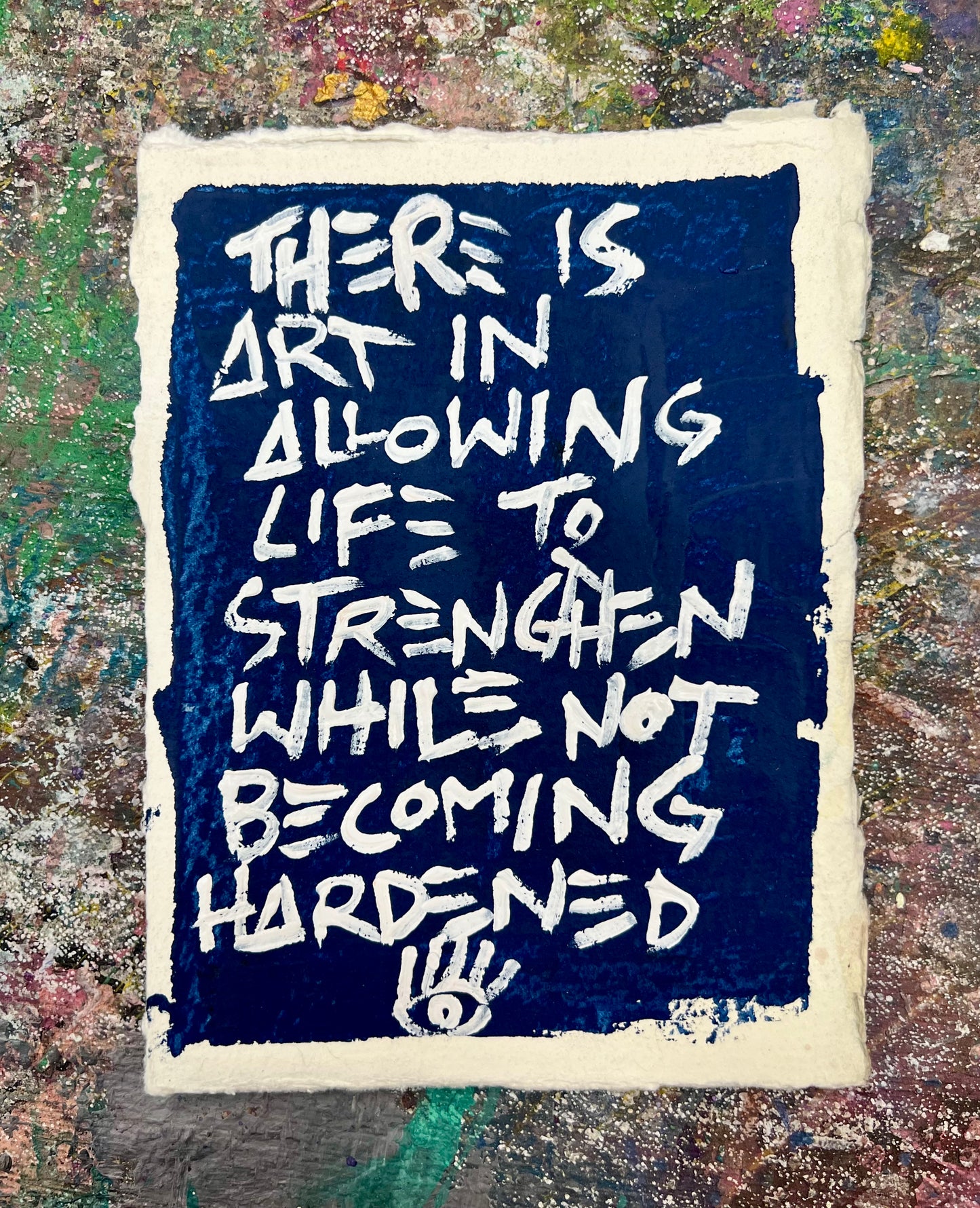 Strengthened Not Hardened 3 / Ocean / Archival Paper Mantra / BOGO Originals / January 2026