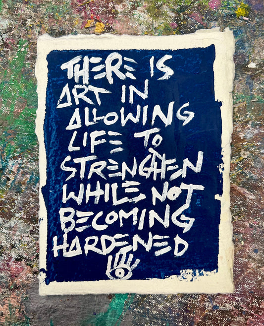 Strengthened Not Hardened 3 / Ocean / Archival Paper Mantra / BOGO Originals / January 2026