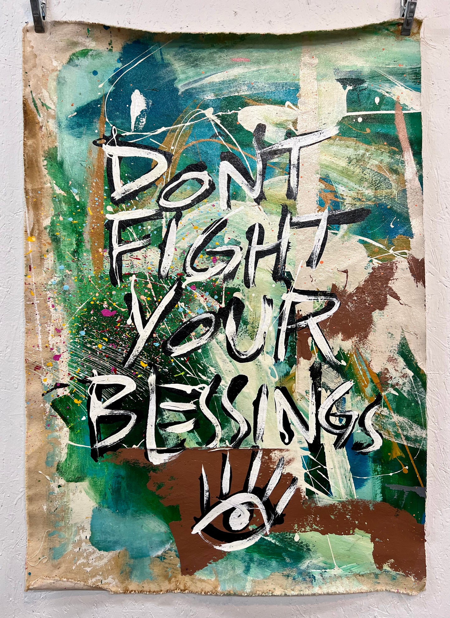 Don’t Fight Your Blessings / Camouflage 2 /Abstract Mantra / January 2024