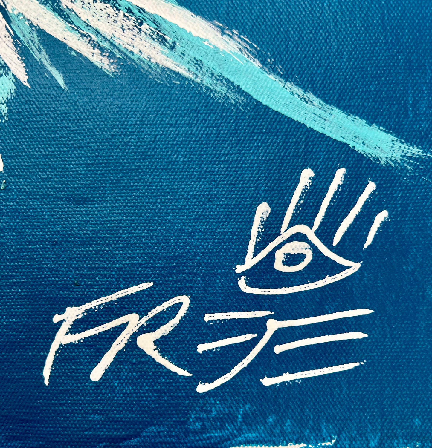 Hummingbird Sketch / Blue / January 2024