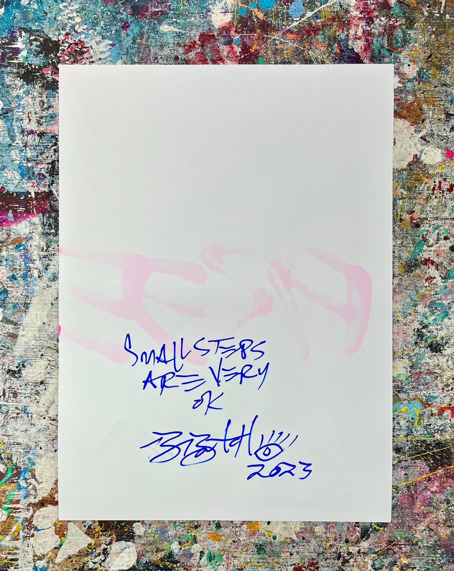 Small Steps / Penguin / Mixed-Media on Archival Paper / November 2023