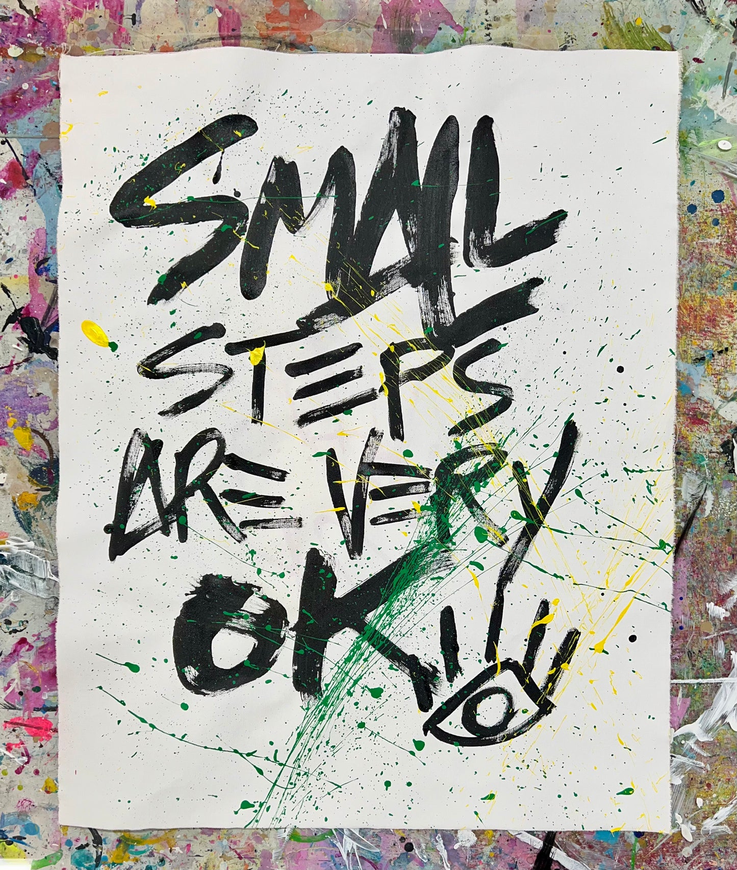 Small Steps are Very Ok / Black & White Mantra / January 2024