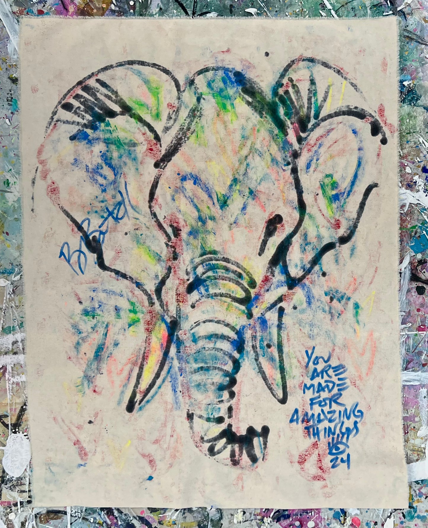 Amazing Things / Elephant Sketch / March 2024