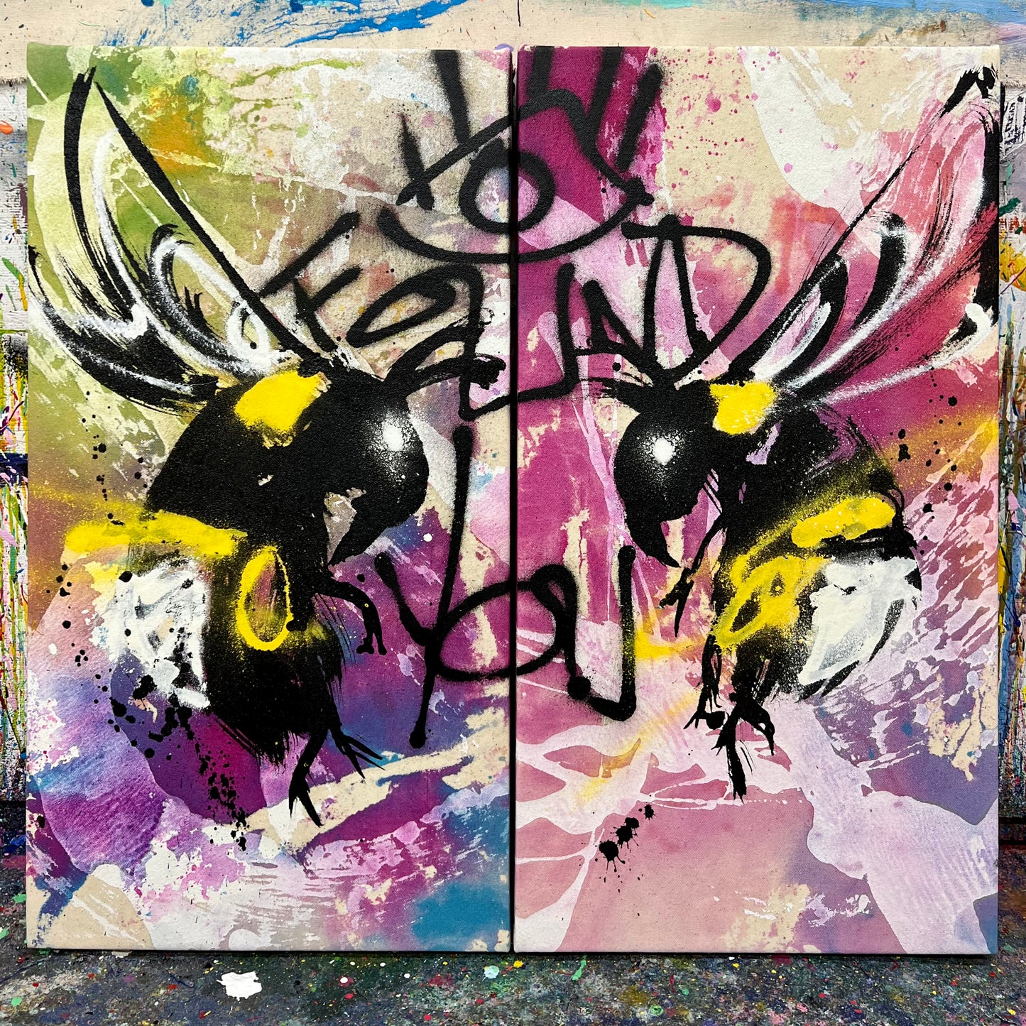 I Found You / Bees Diptych / November 2023