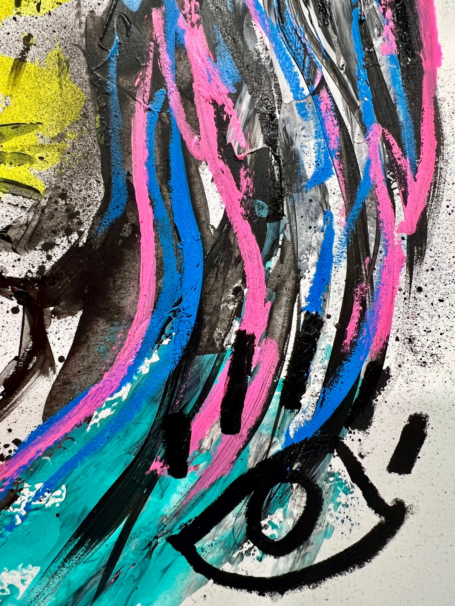 Amazing Things / Lion / Mixed-Media on Archival Paper / November 2023