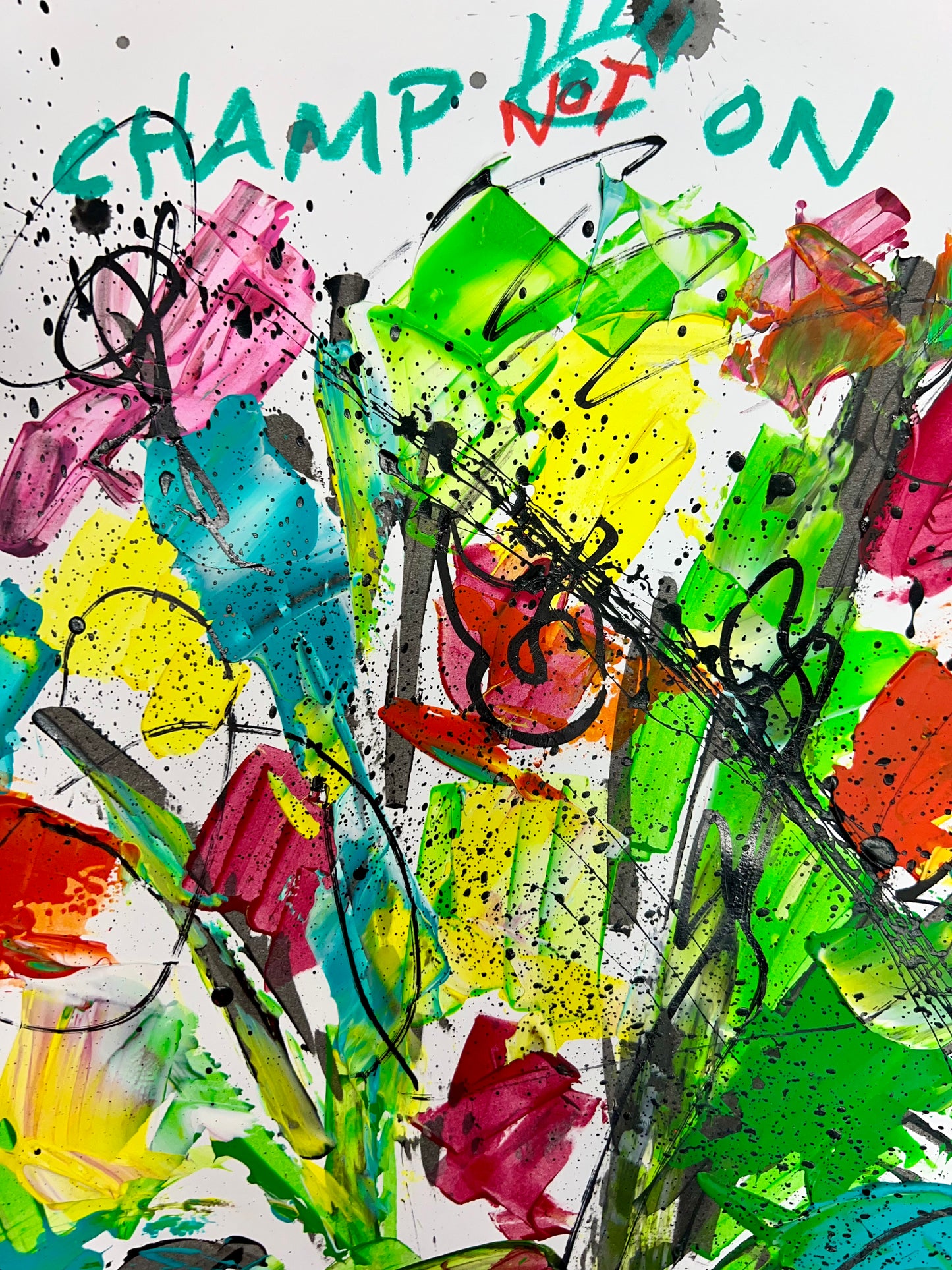 Hearts True Desires / Bouquet / Mixed-Media on Archival Paper / November 2023