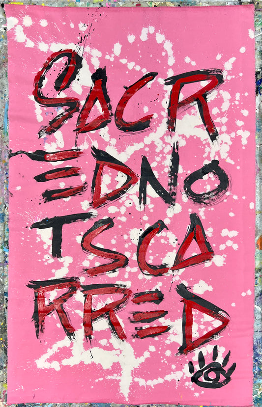 Sacred Not Scared / Pink & Red / Bleached Mantra / Fall 2024