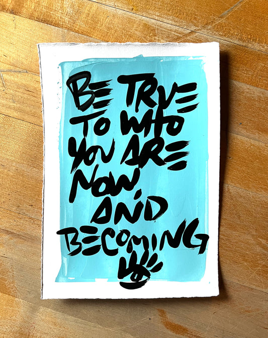 Now and Becoming / Sky / Archival Paper Mantra / BOGO Originals / December 2025