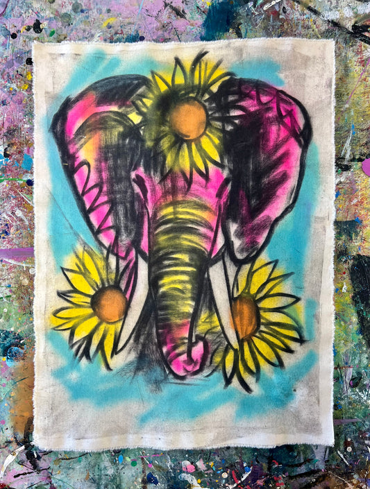 Now is New Again / Sunflower Elephant Sketch/ Fall 2024