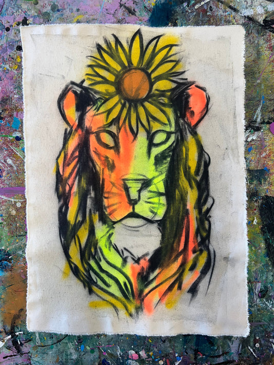 Amazing Things / Sunflower Lion Sketch/ Fall 2024