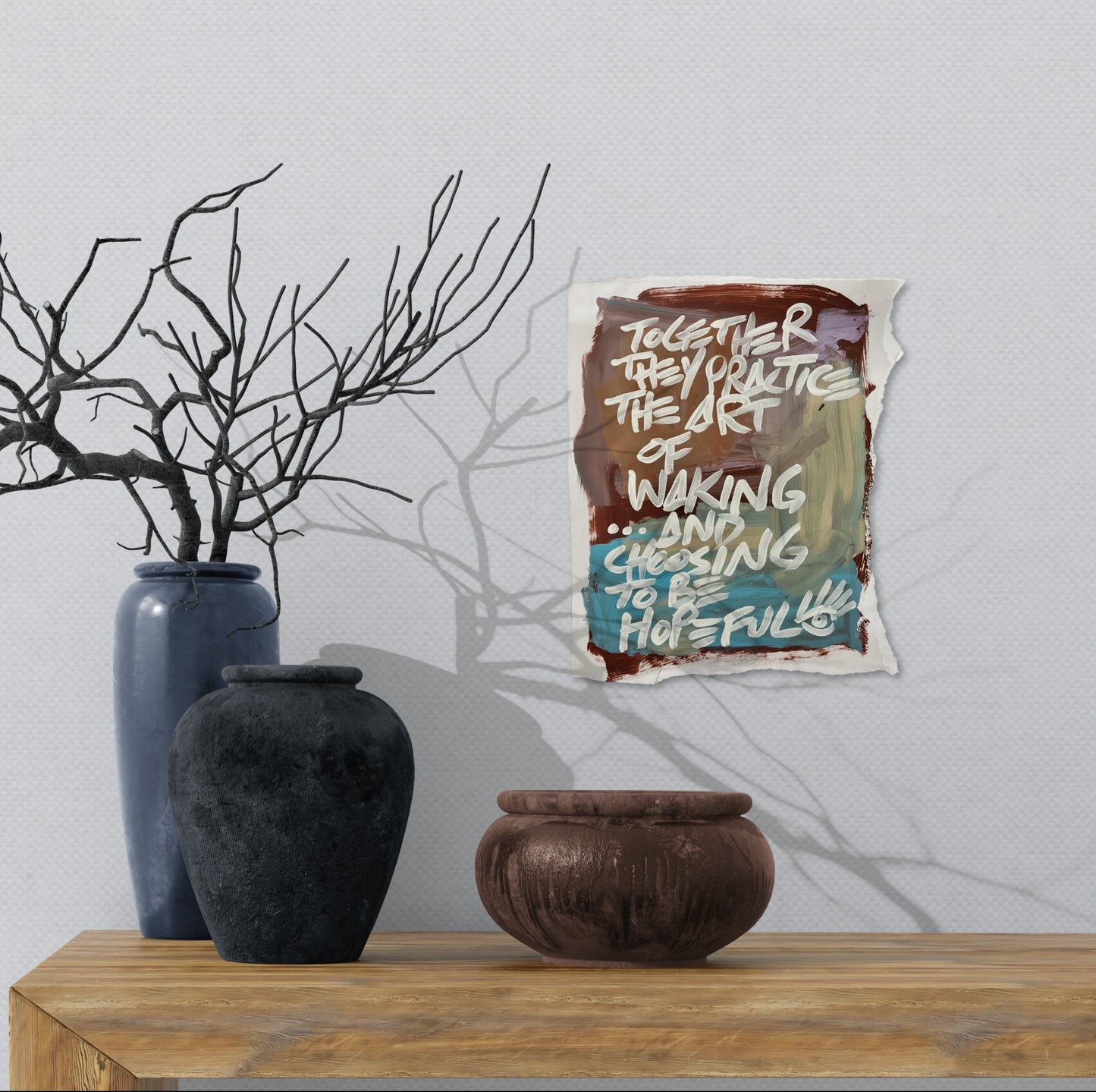 Waking Hopeful / Southwest / Archival Paper Mantra / Sunday Collection / January 2026