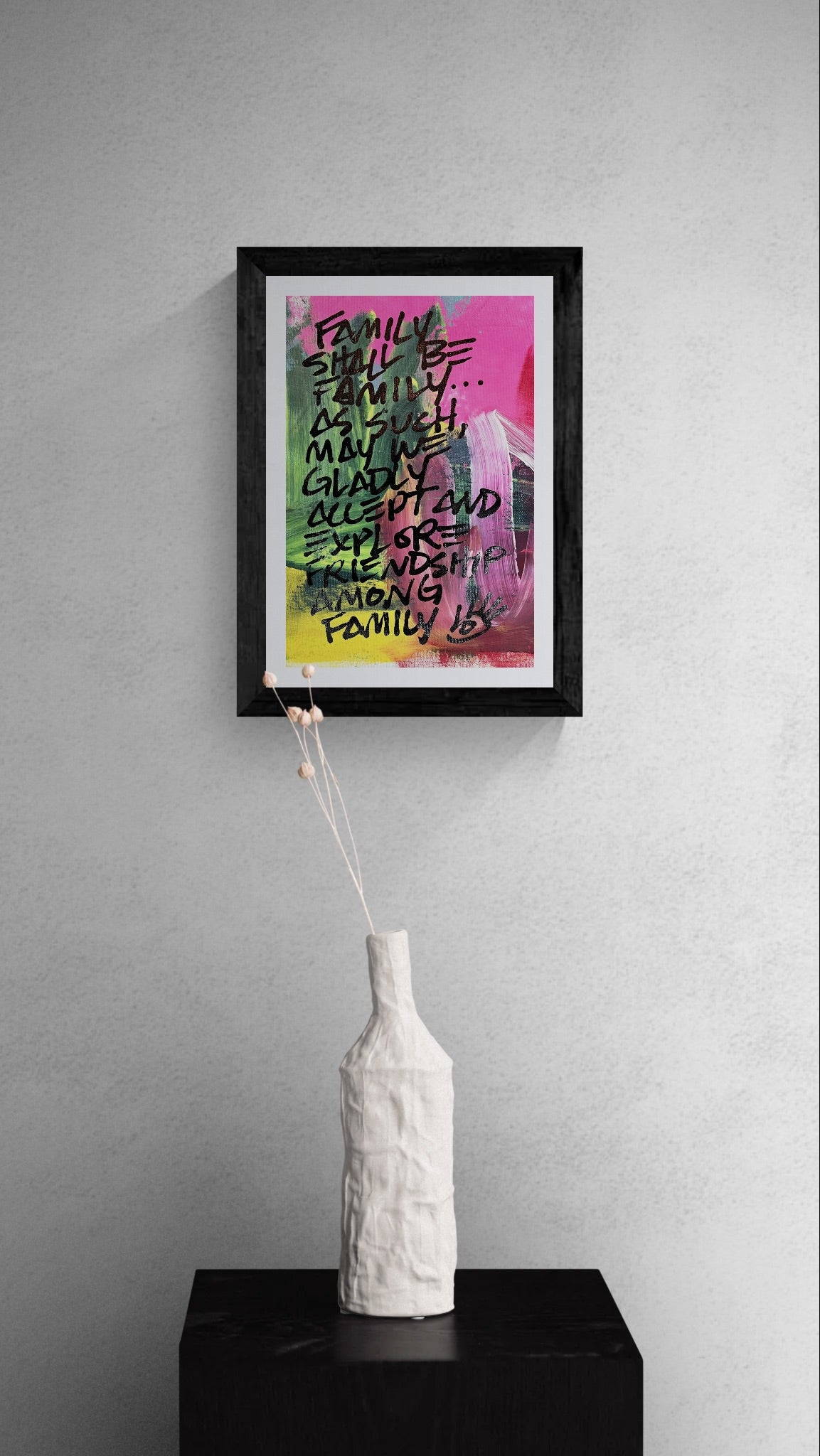 Explore Friendship Among Family / Fuchsia & Green Mantra / March 2026