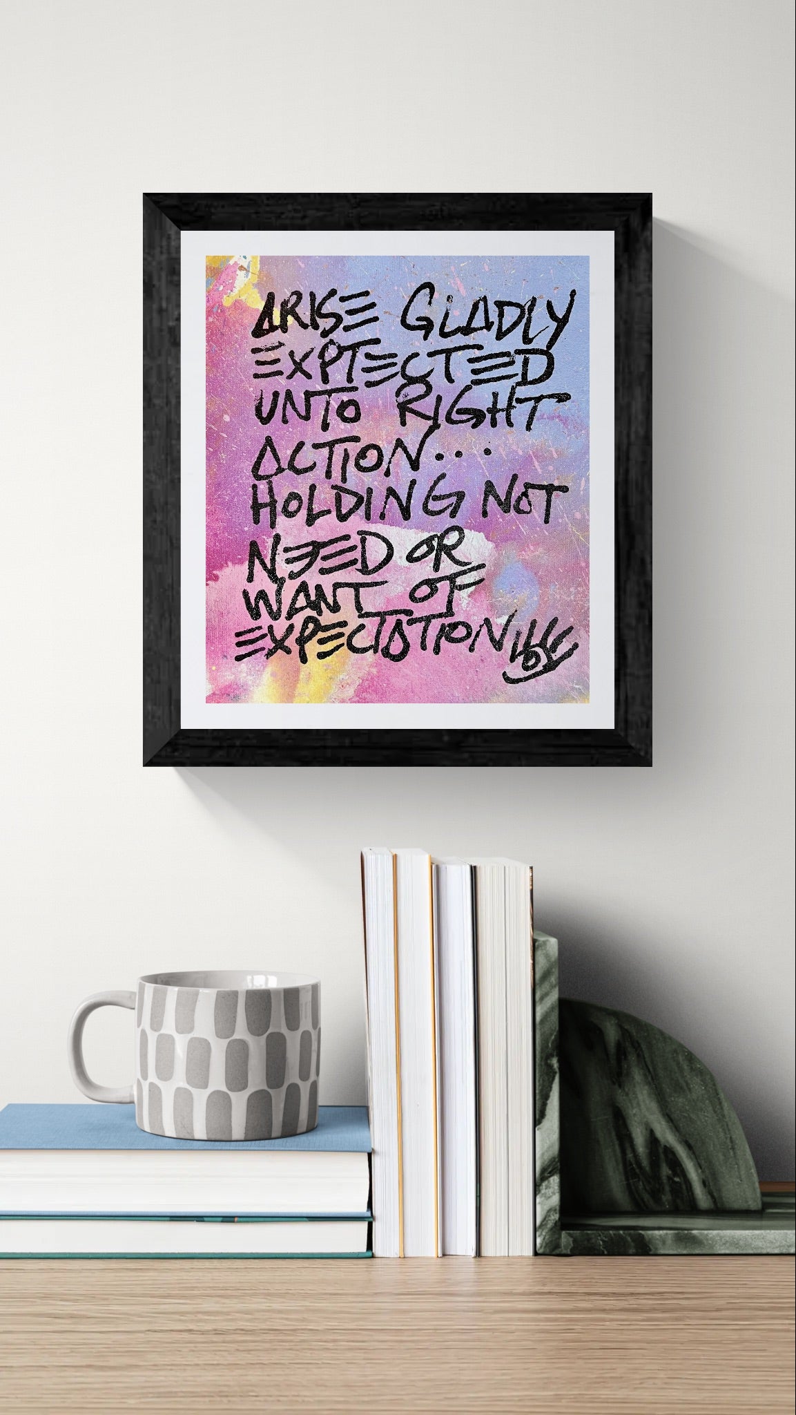 Arise Gladly / Pink & Purple Colorwash Mantra / March 2026