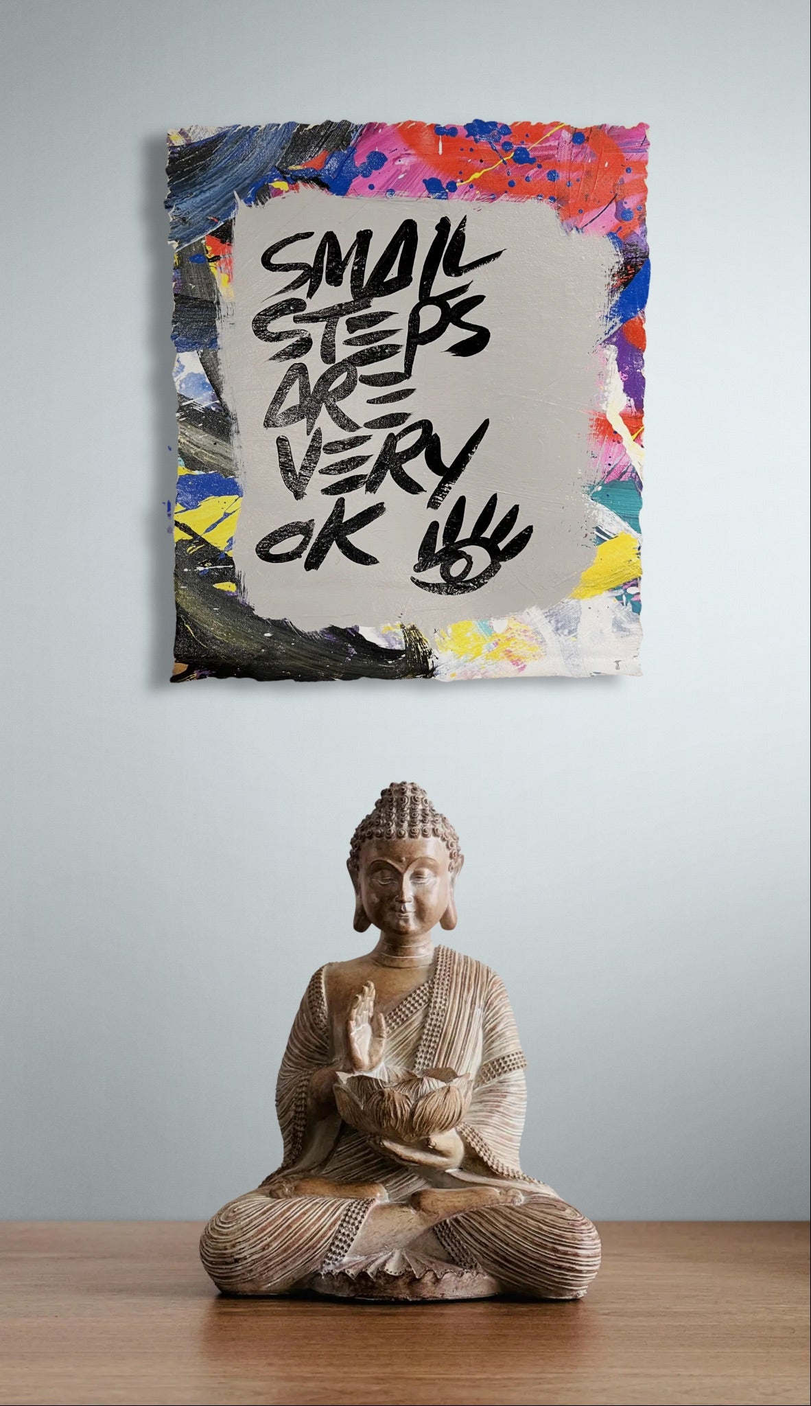 Small Steps / Multicolored & Grey / Abstract Mantra / June 2026