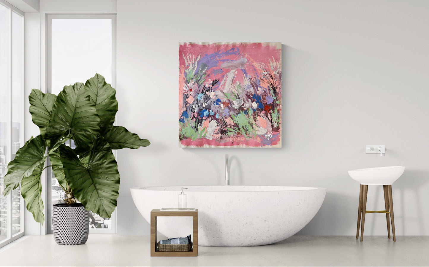 Beautiful and Free / Pink / Floral Landscape / June 2026