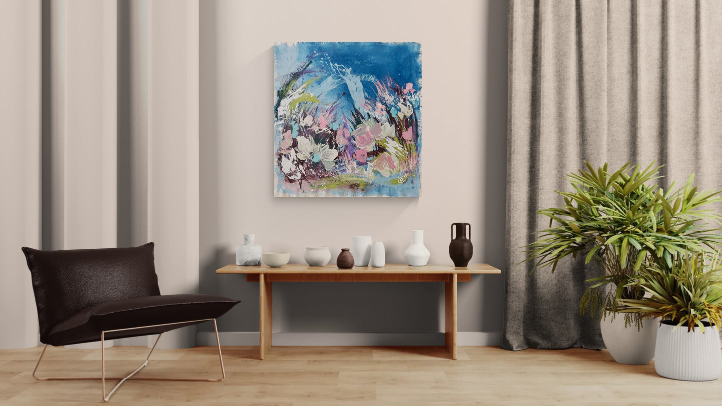 Prepare for Good Things / Blue / Floral Landscape / June 2026