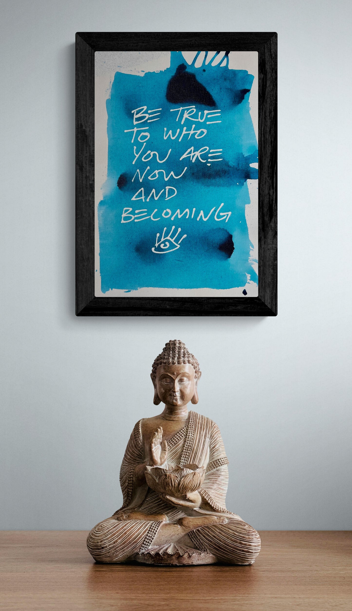 Now and Becoming / Watercolor Mantra 1 / BOGO Originals / September 2025